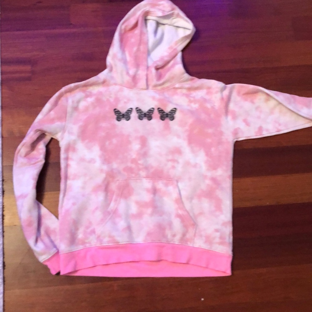Tye dye butterfly sweatshirt